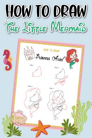 Chibi Princess Ariel Drawing