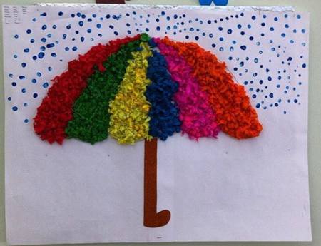 Colorful Umbrella Activity