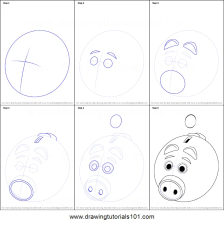 Cool Piggy Bank Sketch