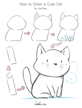 Cute Kitten Sketch