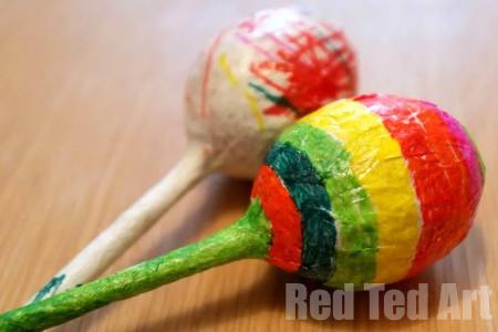 DIY Egg Maracas Craft