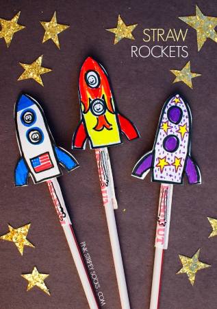 DIY Straw Rockets