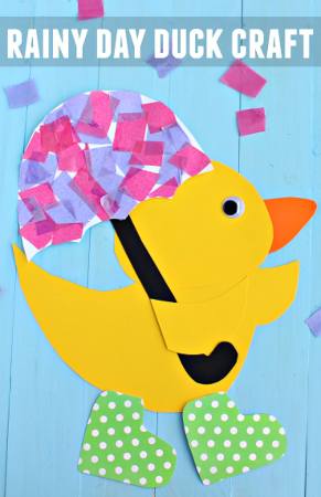 Duck with Umbrella Craft