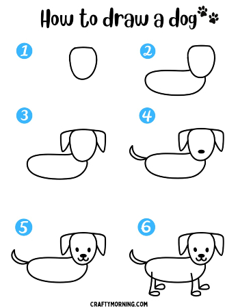 Easy Puppy Drawing