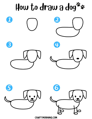 21 Irresistibly Adorable Puppy Drawings - Cool Kids Crafts