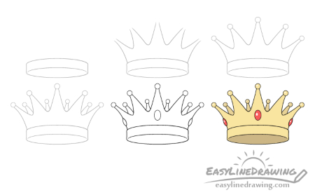 Extravagant Tiara Drawing