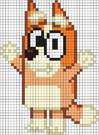 Happy Bingo Perler Bead Pattern