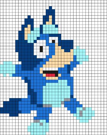 Happy Bluey Pattern