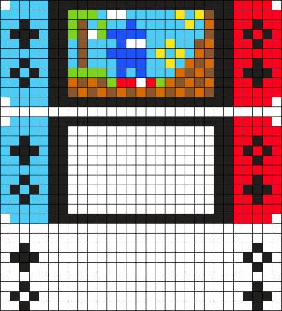 Nintendo Switch Shaker Perler Bead Pattern