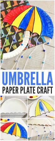 Raining Beads Umbrella Craft