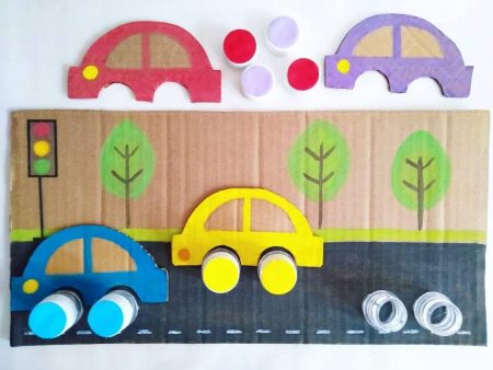 Cardboard Cars Craft Activity