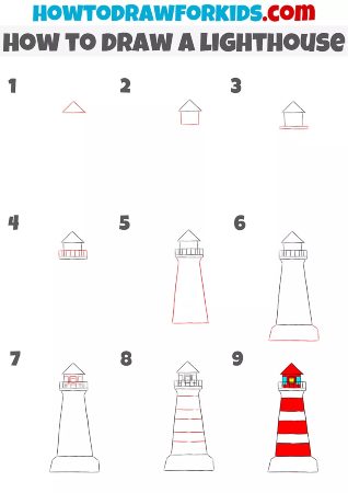 Cool Lighthouse Drawing