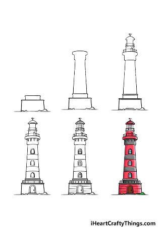 Epic Lighthouse Drawing