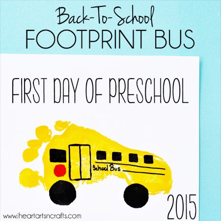 Footprint School Bus Craft