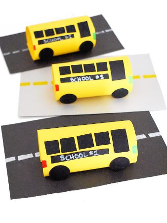 Paper Loop School Bus