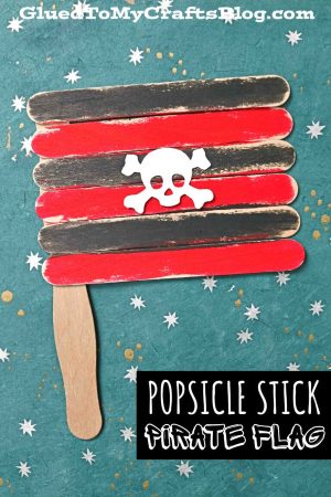 Popsicle Stick Pirate Flag