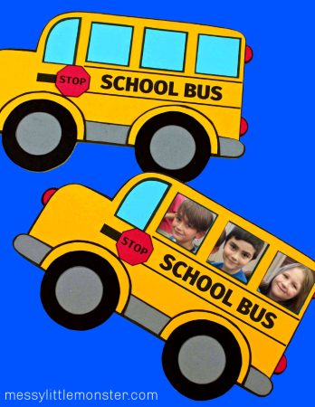 School Bus Passenger Picture Frame